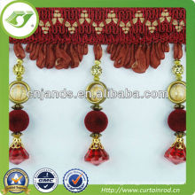 Red curtain lace, decorative curtain lace